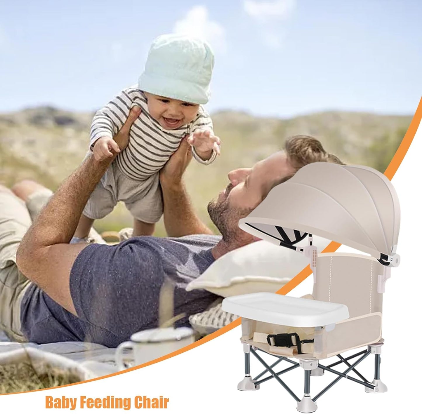 Sollino® - Portable Baby Travel Chair