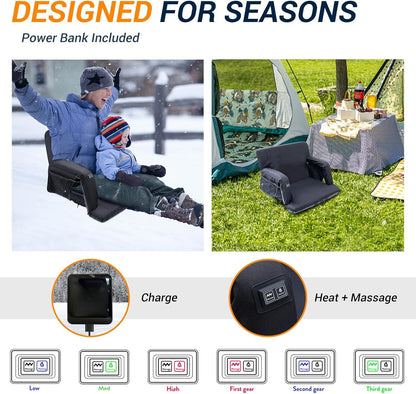 Porellia® - Reclining Portable Bleacher Chair