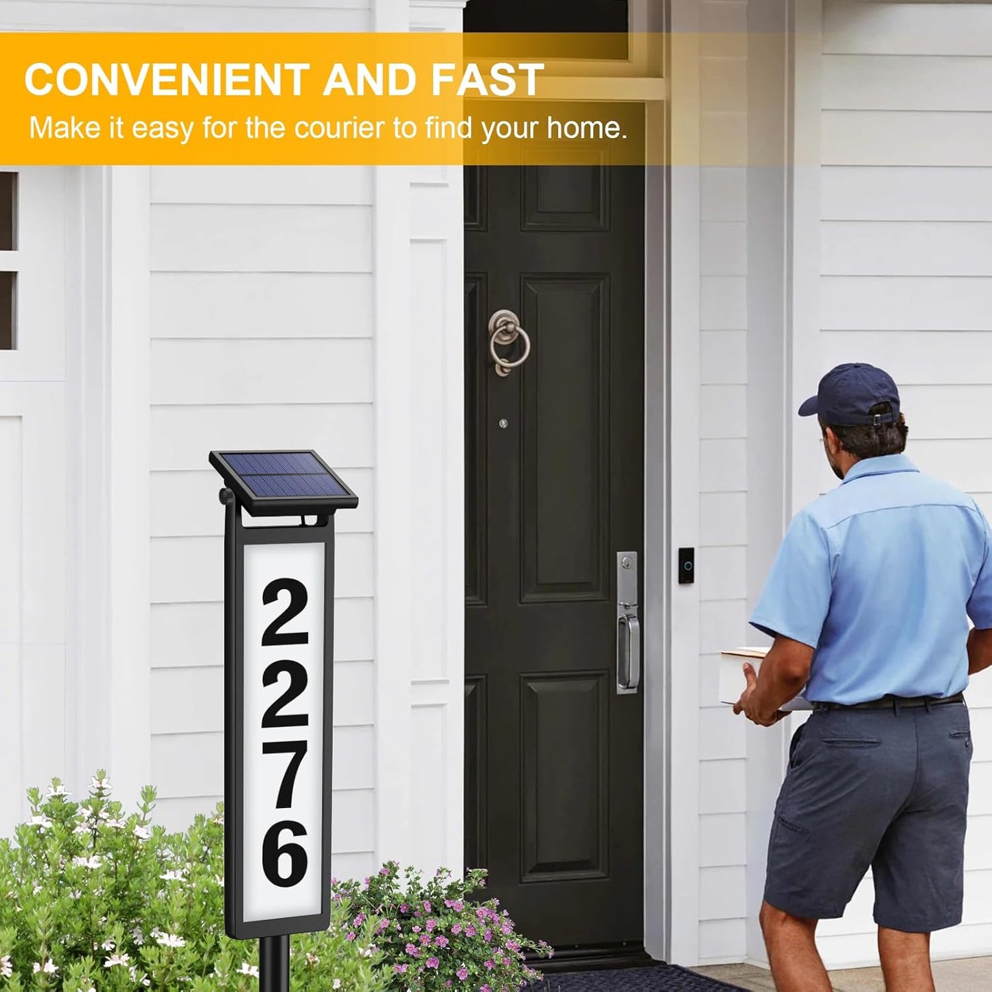 Sollino® - Solar LED Address Sign